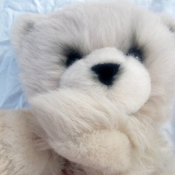 VTG WALLACE BERRIE AVANTI 1982 Plush 18" Cream Teddy Bear #962 Jockline ITALY - Picture 5 of 12